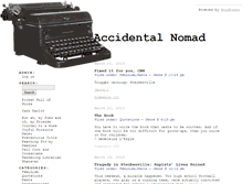 Tablet Screenshot of accidentalnomad.com